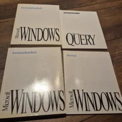 Cheap Microsoft Windows Användarhandbok & Startbok & Microsoft Query Användarhandbok Computere Og Teknik