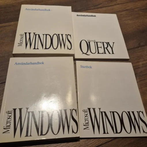 Cheap Microsoft Windows Användarhandbok & Startbok & Microsoft Query Användarhandbok Computere Og Teknik