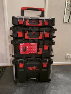 New Milwaukee Packout lådig vagn Oanvänd Maskiner