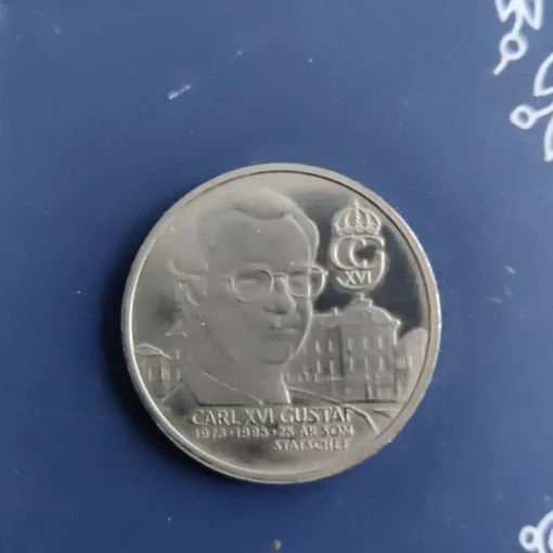 Tradera Minnesmedalj Carl XVI Gustaf 1973-1993| Svenske Mønter
