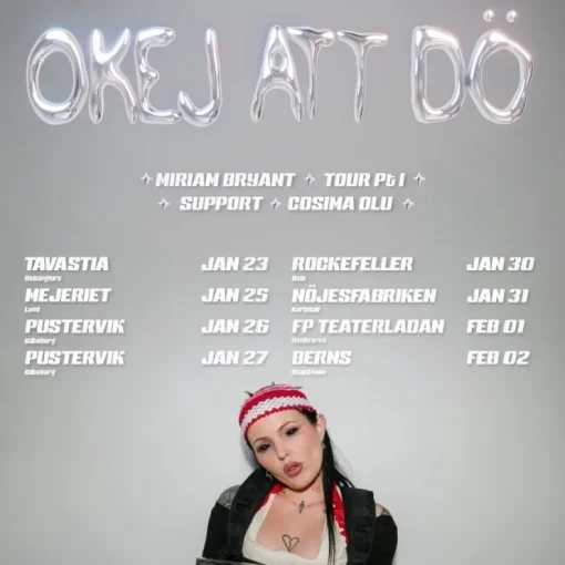 Store Miriam Bryant biljett Koncerter
