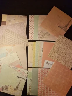 Tradera Mönstrade papper 20 x20 scrapbooking| Scrapbøger