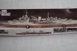 Tradera MODELLFARTYG---HMS BELFAST---AIRFIX---MODELL 1:600.| Plastik Byggesæt