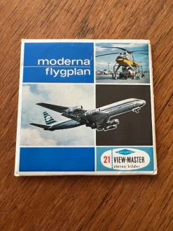 Tradera Moderna flygplan View-Master stereobilder| Miniature Optik