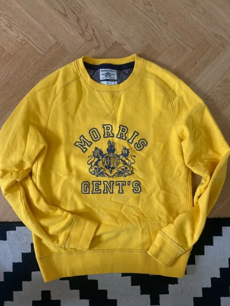 Tradera Morris sweatshirt stl m gul> Herretøj