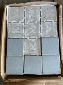 Cheap Mosaik Square uni grå 9,7x9,7 cm NY Gulv, Fliser & Klinker