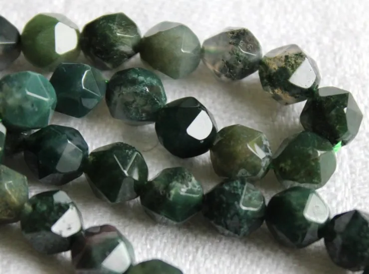 Tradera Mossagat star cut 8-8,5 mm| Smykkefremstilling