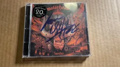 Tradera Motörhead - Sacrifice - Signerad av Lemmy| Autografer