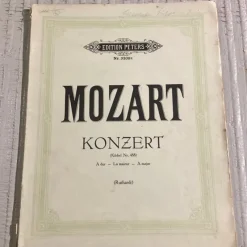 Tradera Mozart Konzert A-dur (KV 488) - Adolf Ruthardt| Noder Og Nodehæfter