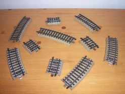 Tradera Märklin, Passbitar M-skena böjda.| Modeljernbaner