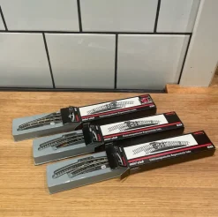 Tradera Märklin Z Elektromagnetiska Bågväxlar 8568 (2 st vänster) 8569 (1 st höger)| Modeljernbaner