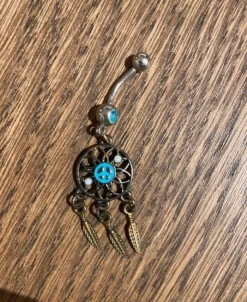 Tradera Navelpiercing drömfångare> Piercinger