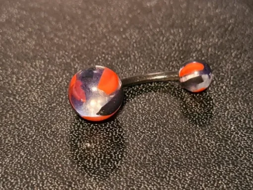 Tradera NAVELPIERCING I PLAST FÖR ALLERGIKER NR 540> Piercinger