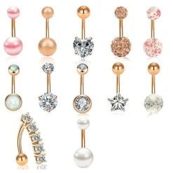 Tradera Navelpiercingar 12 st / set> Piercinger