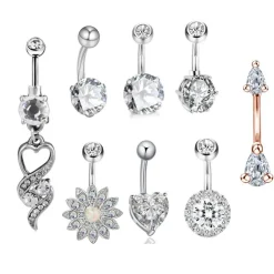 Tradera Navelpiercingar 8 st / set> Piercinger