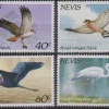 Tradera Nevis 1985 Fåglar 4v| Sydamerika & Caribien