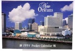 Tradera New Orleans pocket calendar 1994-American colour photo calendar-Weight 38g> Kuverter & Brevpapir