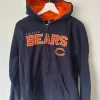Tradera NFL marinblå och orange huvtröja, ungdom, Chicago bears> Amerikansk Fodbold