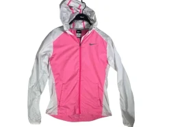 Tradera Nike Running Löparjacka Dam Storlek Small Korallrosa Vit Full-Zip Träningsjacka> Løb