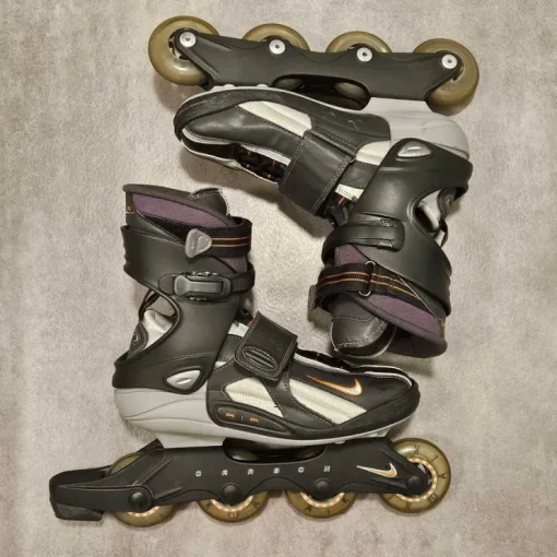 Tradera Nike Zoom Air Carbon Inlines Skates Rollerblades Storlek 42,5> Skateboard & Inliners