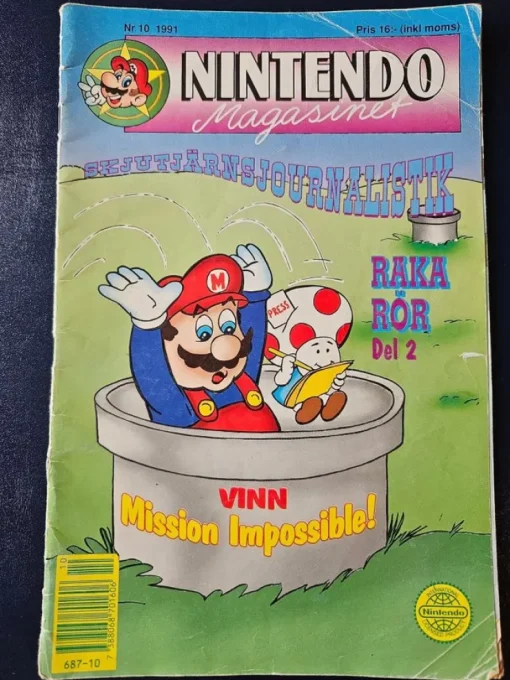 Tradera Nintendo Magasinet Nr 10 1991> Litteratur & Merchandise