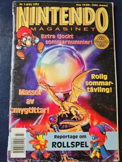 Tradera Nintendo Magasinet Nr 7-8 1993> Litteratur & Merchandise