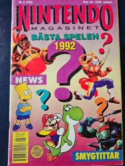 Tradera Nintendo Magasinet Nr 5 1993> Litteratur & Merchandise