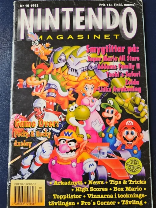 Tradera Nintendo Magasinet Nr 10 1993> Litteratur & Merchandise