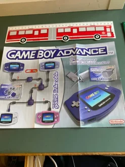 Tradera Nintendo Reklam - Gameboy Advance 2001> Litteratur & Merchandise