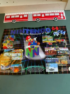Tradera Nintendo Reklam - N64 & Gameboy> Litteratur & Merchandise