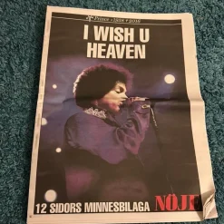 Tradera Nöjesbladet minnesbilaga om Prince| Musiktidsskrifter & Litteratur