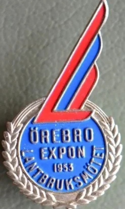 Tradera NÅLMÄRKE. Örebro. Lantbruksmötet 1953> Stifte & Nåle