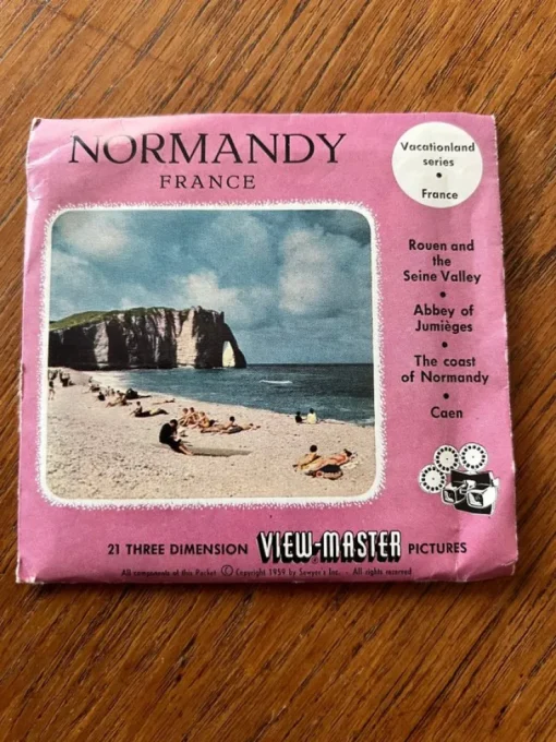 Tradera Normandy, View-Master stereobilder| Miniature Optik