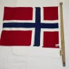 Tradera Norsk Båtflagga med flaggkäpp| Både