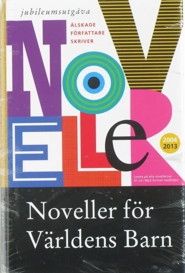 Clearance Noveller för världens barn, Jubileumsutgåva Astrid Lindgren, Lasse Åberg m.fl. Antologier