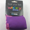 Tradera *NY 1 PAR Wacky sox Medium 35-40 Komfortabla Socka Strumpor Sportsocka - Lila> Håndbold