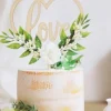 Tradera Ny! Bröllopstårta cake Topper - Hjärta med | Bryllups-borddækning & Dekorationer
