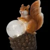 Tradera Ny Ekorre Solcellsbelysning Solcellsdekoration Solar Cell Squirrel Solcell| Havedekorationer