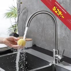 Discount NY Exclusive Rostfri köksblandare | 2 stråltyper | 36,8 cm | Ord.pris 539kr Vvs