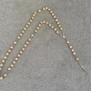 Online NY lång rosenkrans radband/halsband krucifix kors Jesus naturfärgade runda kulor Ikoner & Religiøse Genstande