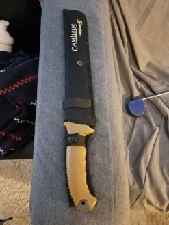 Tradera Ny machete Camillus Titanium Carnivore X med orginal fodral> Jagt