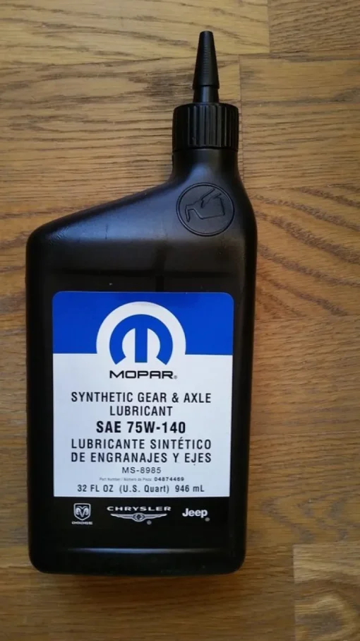 Tradera Ny! Mopar Olja 75W-140 Synthetic Gear & Axle 68218657AB Chrysler / Dodge / Jeep| Service & Reparation
