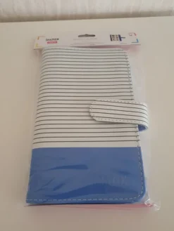 Tradera NY Randig Blå Mini 9 Fotoalbum Album| Fotoalbum