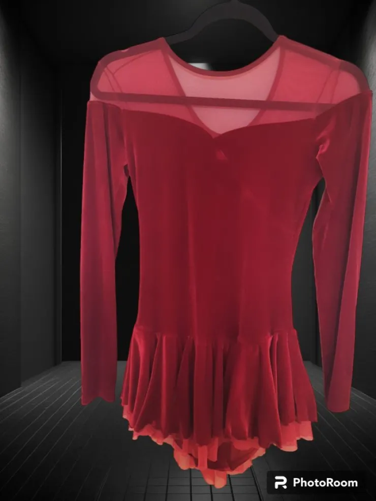 Tradera Ny skøjtekjole, Mondor str M> Kunstskøjteløb