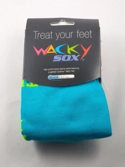 Tradera *NYA - 1 PAR Wacky sox - Medium 35-40 Komfortabla Snygga Turkosa> Floorball