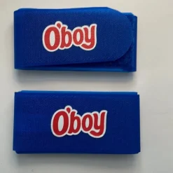 Tradera NYA * 2-pack kardborreband till skidorna * reklam från oboy o’boy> Langrend