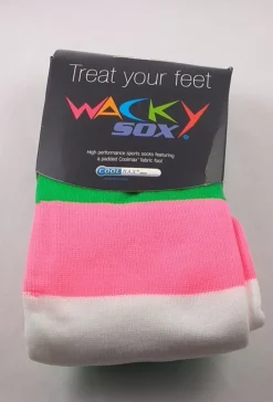 Tradera *NYA 1 PAR Wacky sox Large 41-46 Komfortabla Snygga Randiga Flera färger> Floorball