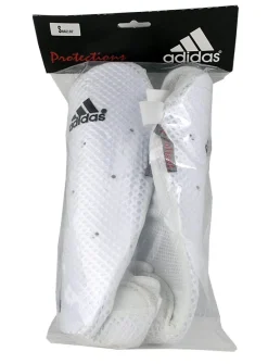 Tradera NYA! Benskydd med vristskydd SMALL Adidas Microlight> Kampsport