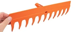 Tradera NYA! 2st Fiskars Solid Kratthuvud Orange Plast Fiskars Original Kratta Räfsa| Haveredskaber