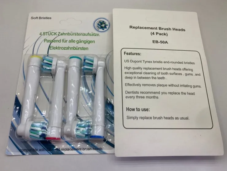 Tradera Ny4,st Tandborsthuvuden passar Oral-B tandborstar> Tandpleje